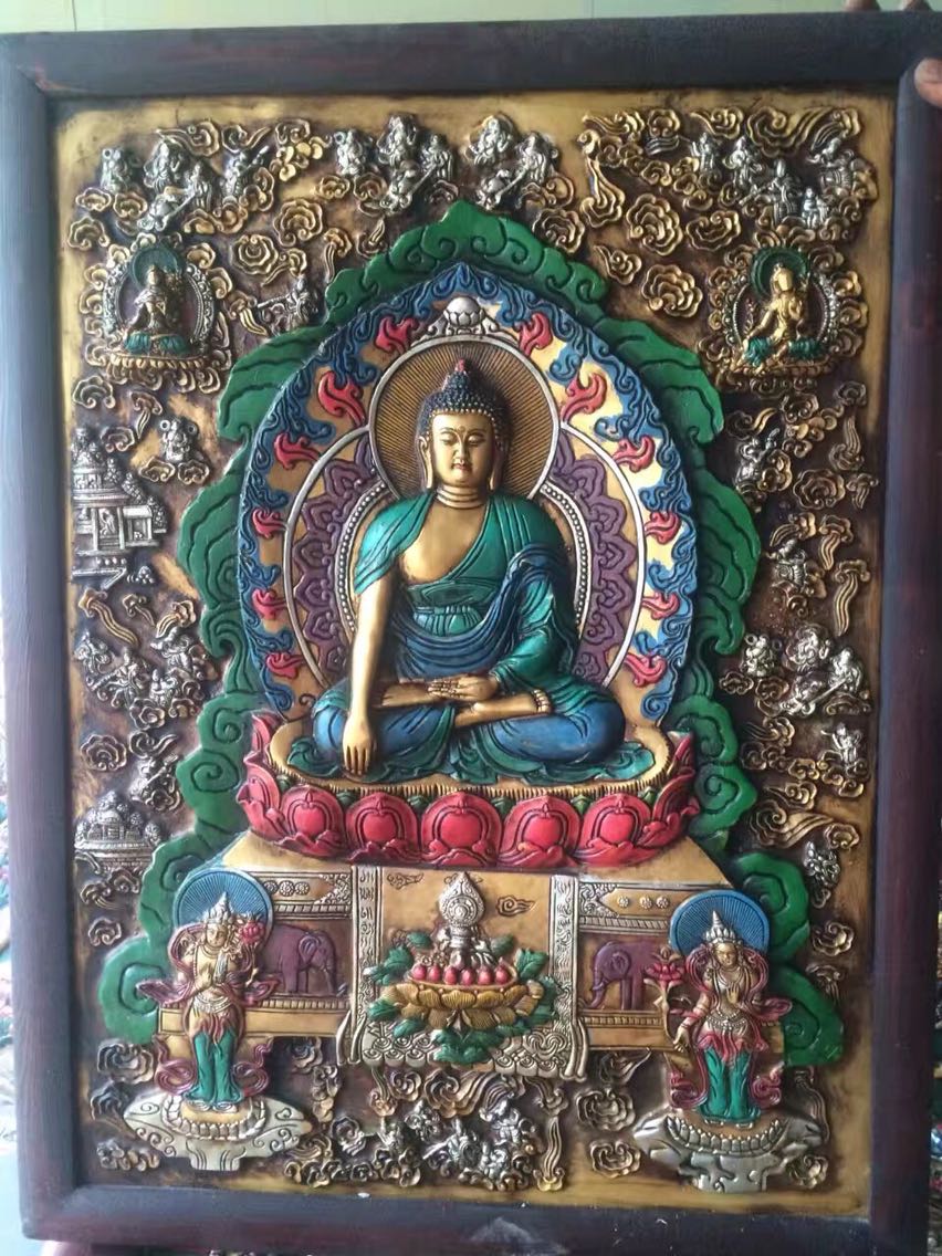 Buddhist Thangka Avalokitesvara Earth Store Bodhisattva Sakyamuni Green Tara Four-armed Avalokiteshvarain the Basic building materials , Natural marble , Marble Products category - from Buy2taobao.com to provide professional Taobao agent buy service