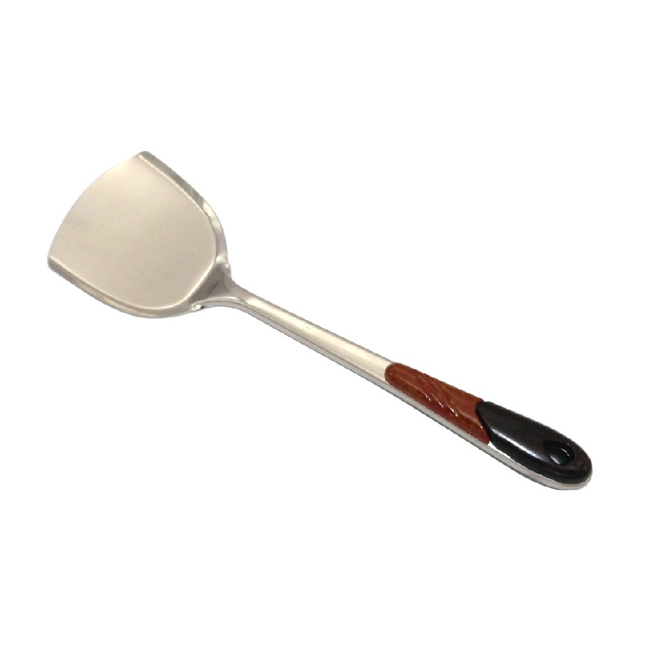 Two color clamp handle Stainless steel spatula Non-magnetic Authentic Stainless Steel Cooking shovelin the Kitchen/Cooking utensils , Cooking utensils , Cooking spoon shovel , Spatula category - from Buy2taobao.com to provide professional Taobao agent buy service