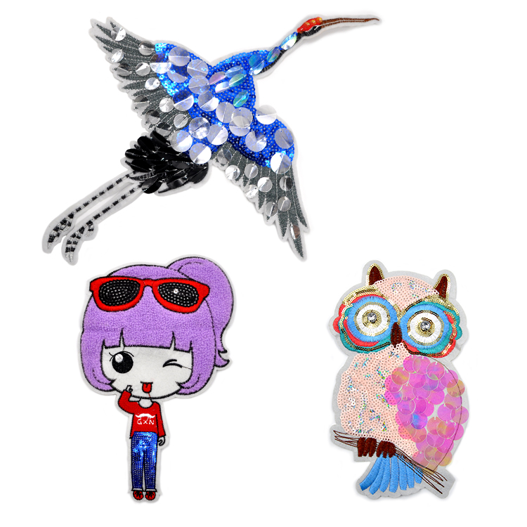 Embroidered towels Cloth sticker Cartoon girl Sequin embroidery Cloth sticker High-end Clothing accessories Hand-beaded Decorative stickersin the Home Fabric , Sew DIY Material,Tools and finished products , Sew DIY Fitting/Accessories/Accessories , Fabric sticker category - from Buy2taobao.com to provide professional Taobao agent buy service