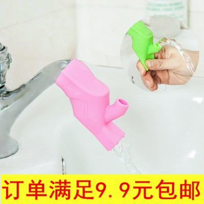 两用高弹性硅胶水龙头延伸器 儿童辅助器导水槽 宝宝洗手器接长器|ruв категории подгузник/шампунь/вскармливать/тележка кроватью, Другие малыш товаров - от Buy2taobao.com для оказания профессиональной услуги покупки агента Taobao