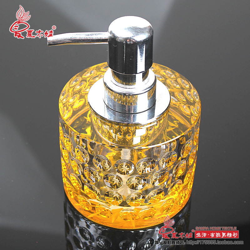 高档 水晶洗手液瓶 时尚乳液器 分装创意皂液器 按压瓶 沐浴露瓶在类目 家庭/个人清洁工具, 卫浴用具/卫浴配件, 乳液器中 - 来自Buy2taobao.com提供专业的淘宝代购服务