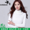 上下架计划:哥弟秋冬新款女子蕾丝打底衫韩版真兔毛领长袖加绒加厚保暖上衣潮