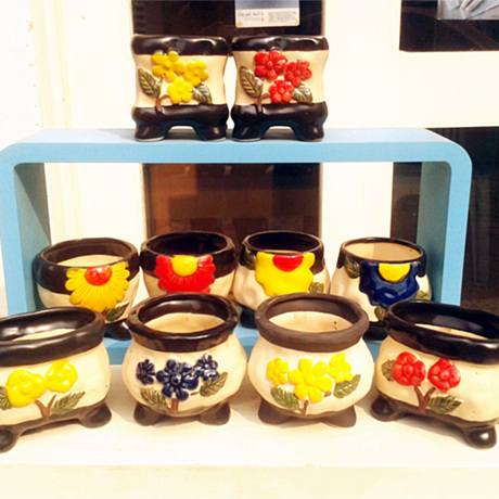 Clearance! the republic of korea Hand-painted flower pots Ceramic pots Fleshy flower pots Succulent plants Flower potin the Home accessories , Vase/Flower/Artificial flowers/Imitation jewelry , Flower/Vase , Flowerpot category - from Buy2taobao.com to provide professional Taobao agent buy service