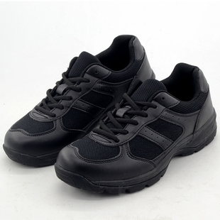 新式训练鞋黑色跑步超轻休闲训练跑鞋男运动体能解放安保户外鞋