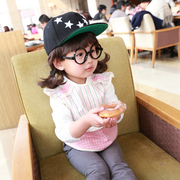 童装韩版宝宝罩衣棉防水女童反穿衣秋冬儿童罩衣吃饭衣婴儿罩衫