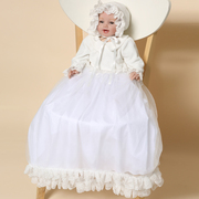 hanakimi英国新生儿礼物婴儿百天宝宝，满月服装女童公主礼服套装