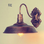 现代中式欧式单头壁灯北欧仿古复古简约客厅厨房卧室走廊灯饰灯具