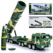凯迪威合金军事模型东风31A洲际弹道导弹发射车儿童玩具汽车模型