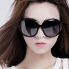 2024偏光女士太阳镜时尚潮圆脸优雅眼镜百搭大框防紫外线墨镜