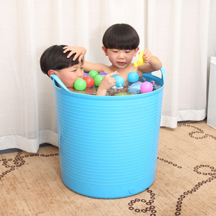 超大号洗澡桶宝宝儿童，沐浴桶塑料泡澡桶婴儿浴盆超厚
