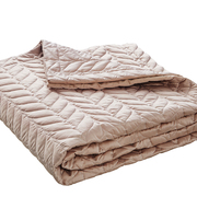 金绅欧式床盖三件套绗缝，空调被软装轻奢全棉床，罩盖被美式床品