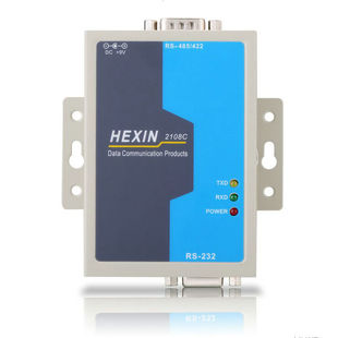 HEXIN HXSP-2108C RS232转RS485/422工业级 带防雷光电隔离转换器