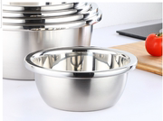 304不锈钢盆加厚加深汤盆厨房，料理和面盆，洗菜盆打蛋盆圆形调料缸