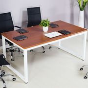 简易电脑桌台式桌家用写字台，书桌简约现代钢木办公桌子双人桌