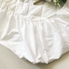 床垫保护罩防滑全棉加厚夹棉床笠床罩纯棉套，1米8白色单件加大