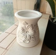 陶瓷盆白瓷盆花朵镌钻陶瓷，多肉植物花盆家居摆设景观花瓶
