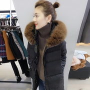 S小姐欧洲站冬装2020欧货潮 韩版加厚大毛领长款羽绒服女外套