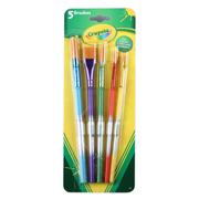 美国绘儿乐crayola儿童手指画/颜料画刷画笔5件套装05-3506