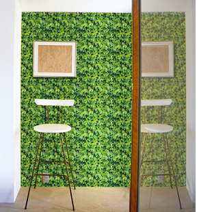 绿树叶仿真绿植墙壁贴纸家装墙面翻新墙纸自粘卧室内客厅自贴壁画