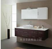 欧式美式橡木浴室柜橡木实木卫浴柜 洗脸盆柜 洗手盆柜组合HE026