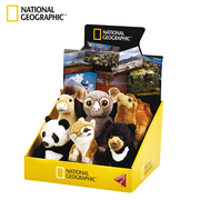国家地理动物玩偶亚洲大熊猫布娃娃礼物小马公仔毛绒黑瞎子熊玩具