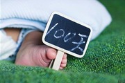 儿童摄影道具新生儿满月宝宝，拍照道具韩式迷你木夹子小黑板写字板