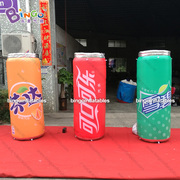 兵果气模充气模型可口可乐，罐子模型可以定制各种饮料风机