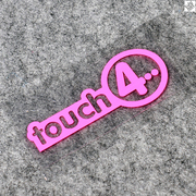 tutu圖圖車貼-touch4-粉色，-防水贴，贴花贴纸