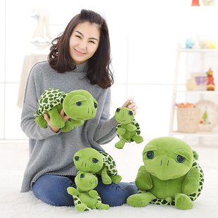 毛绒玩具乌龟玩偶可爱大眼海龟，公仔抱枕送儿童女生男生生日礼物