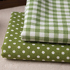 绿色格子欧式棉麻桌布布艺茶几台布圆桌盖布长方形布艺可定制
