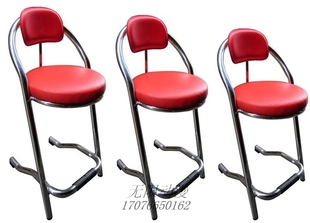 游戏机椅子不锈钢带靠背网吧椅，手机柜动漫电玩，城吧台专用椅凳子