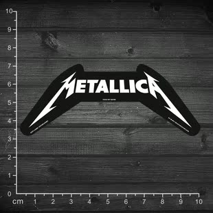 单张 乐队贴纸 METALLICA 吉他贴纸 防水箱贴 笔记本贴纸