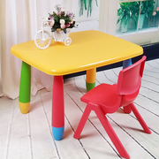 塑料儿童桌椅组合学习桌椅，宝宝桌椅学习桌，吃饭画画幼儿园桌椅组合