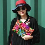 印度手工刺绣花包零钱包单肩包手拿包女信封包尼泊尔民族风手包女
