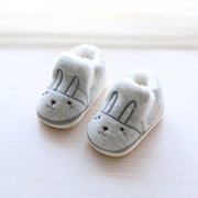 宝宝棉鞋学步鞋0-1岁女宝宝鞋子，秋冬季男童鞋，软底婴儿鞋加厚保暖
