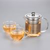 耐热玻璃茶壶350毫升不锈钢内胆过滤花草茶壶套装品茗小茶壶茶具