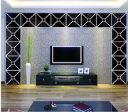创意镜面立体水晶3d亚克力，墙贴客厅装饰墙贴电视装饰镜电视背景墙