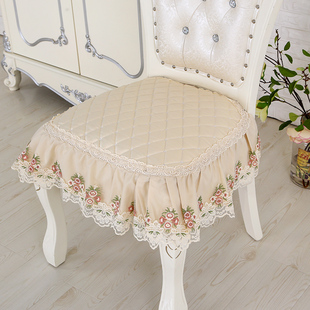 奢华欧式餐椅垫坐垫，高档布艺椅子垫北欧座垫子，四季凳餐桌椅子套罩