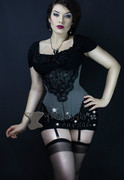 唯美时尚欧式复古束身corset宫廷塑身马甲哥特式\钢骨塑身衣