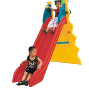 幼儿园高滑梯(高滑梯，)儿童滑梯塑料勇者，登山滑梯攀爬滑梯