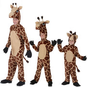 万圣节服装梅花鹿舞台，表演服动物成人幼儿儿童，长颈鹿服装亲子装