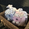 熊兔婴儿玩具摇铃，3-6-12个月新生儿，宝宝益智安抚毛绒玩具