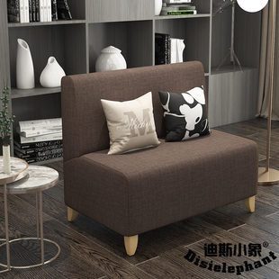 布艺沙发小户型经济型现代简约整装实木日式北欧三双人沙发凳靠背