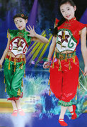 2024儿童舞蹈服装女童表演服装女孩民族舞蹈演出服装少女套装