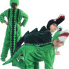 六一节男女儿童舞蹈，演出服成人学生短款动物，鳄鱼表演服装