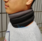 护颈带海棉软式颈托颈椎保护套家用透气成人围领斜径矫正保护颈椎