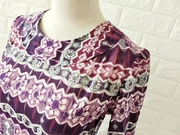 日本制18夏日本设计师，品牌天然印染棉麻短袖连衣裙