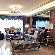 欧式沙发组合法式新古典(新古典)布艺，沙发实木雕花客厅简约样板房家具