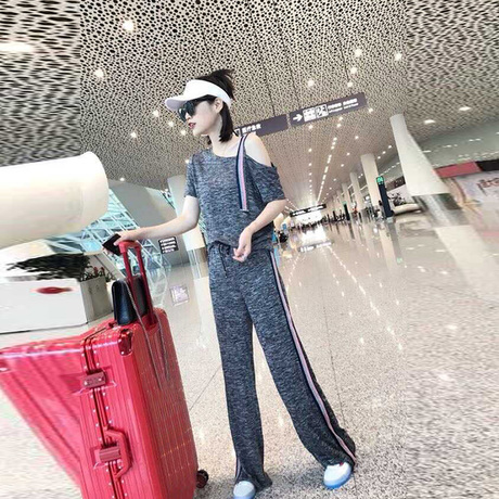 欧韩运动休闲套装女