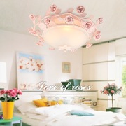 韩式现代田园卧室吸顶灯欧式浪漫花朵客厅阳台女孩公主儿童房灯具
